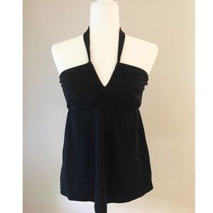 Black Maternity Tankini Top